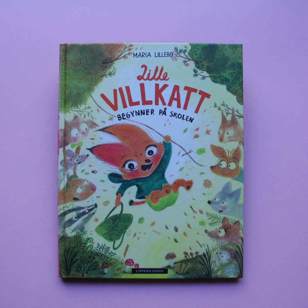 Lille Villkatt begynner på skolen